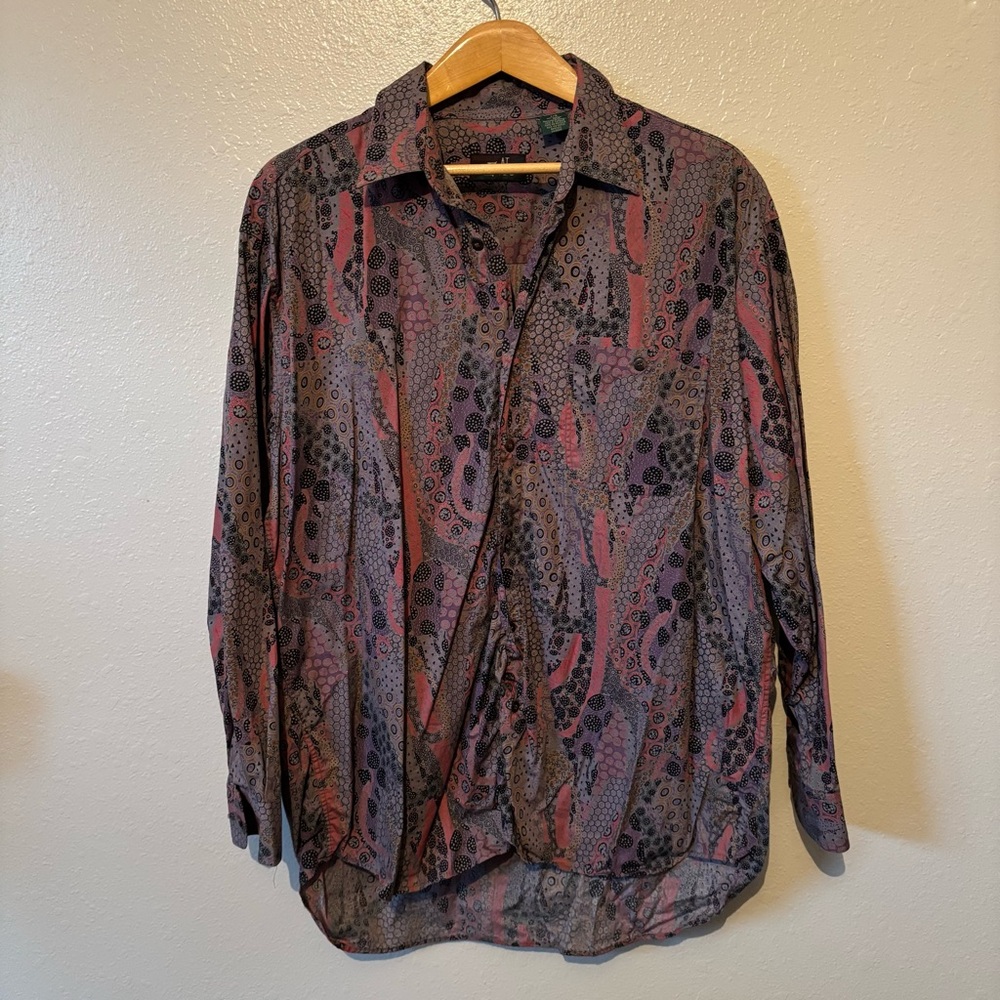 100% cotton button down shirt from at ease